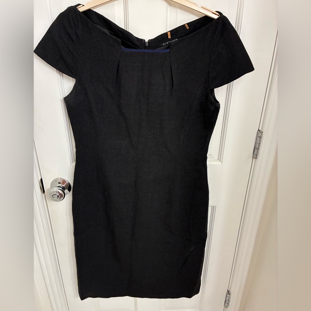 Elie Tahari Dark Gray Office Dress